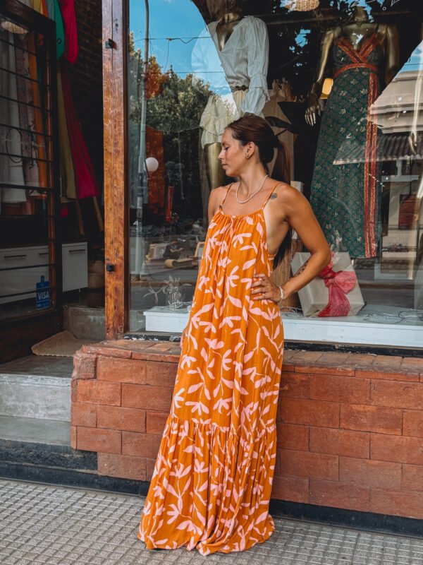 Dress mandarina