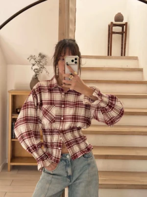 CAMISA SHAPE TARTAN