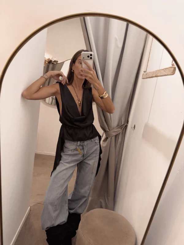 TOP RAW SILK